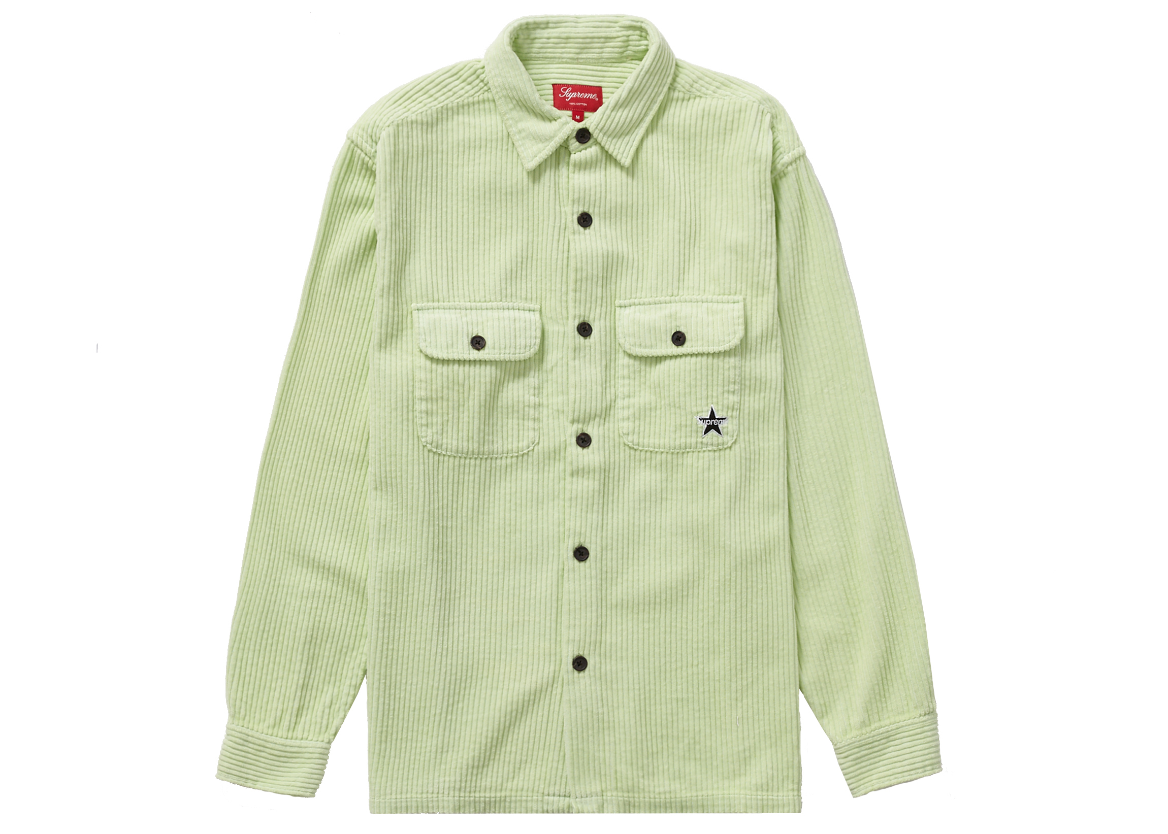 Supreme Corduroy Shirt Shirt (SS22) Pale Mint - SS22