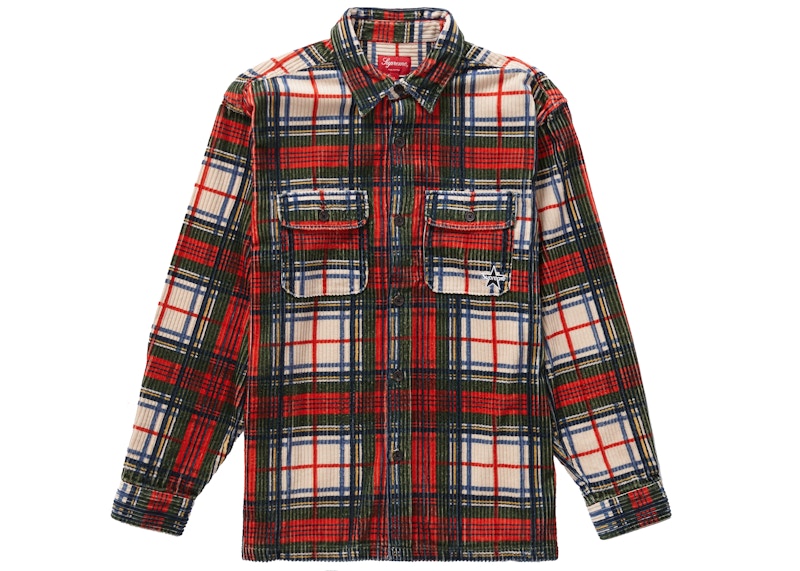 Supreme Corduroy Shirt (SS22) Plaid Men's - SS22 - GB