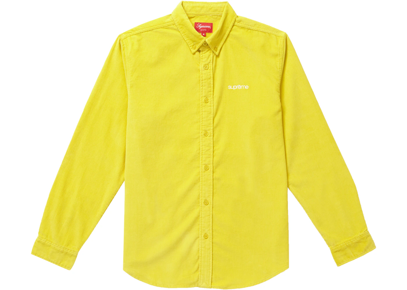 Supreme corduroy shirt gold Clearance