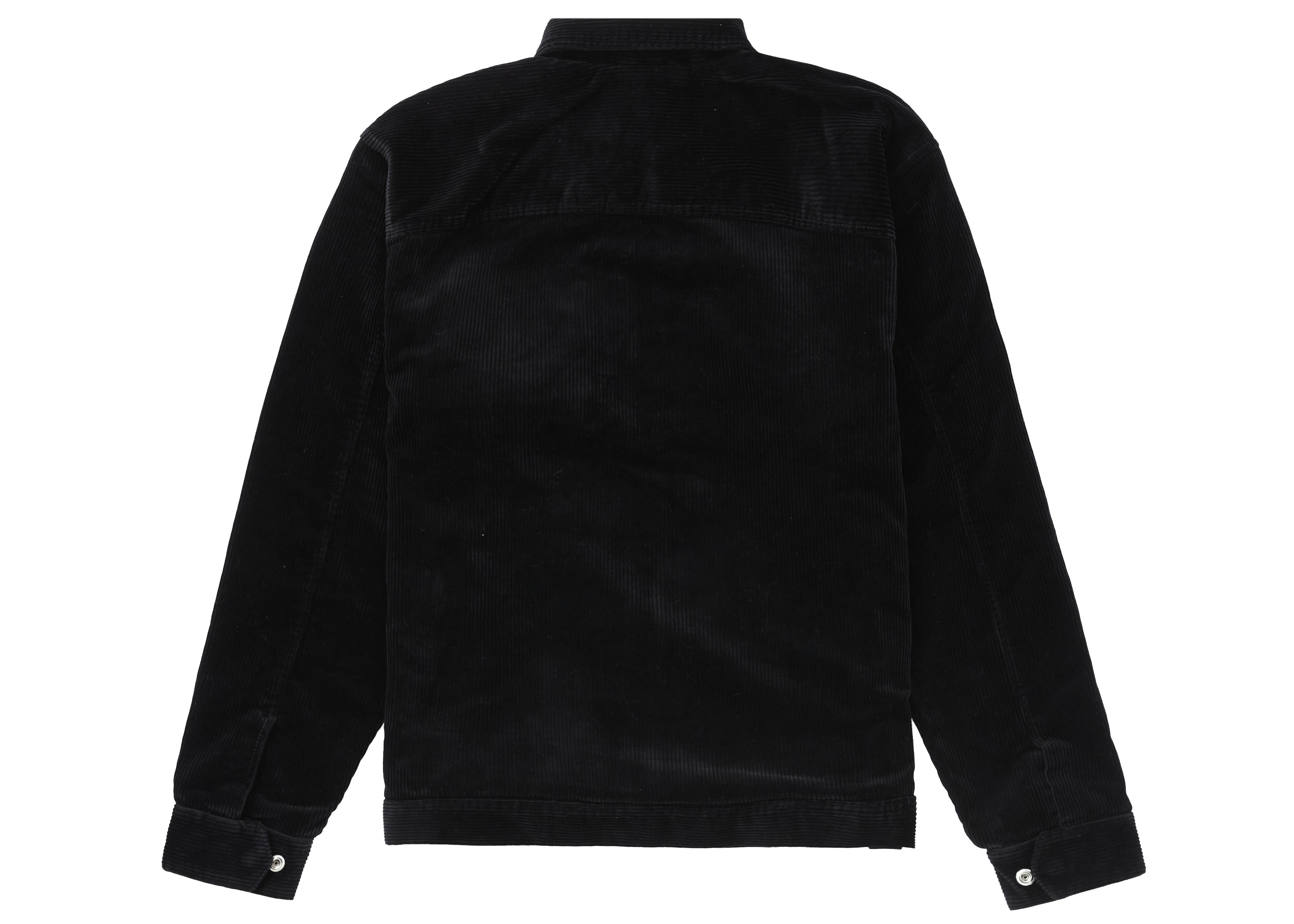 Supreme Corduroy Zip Jacket Black