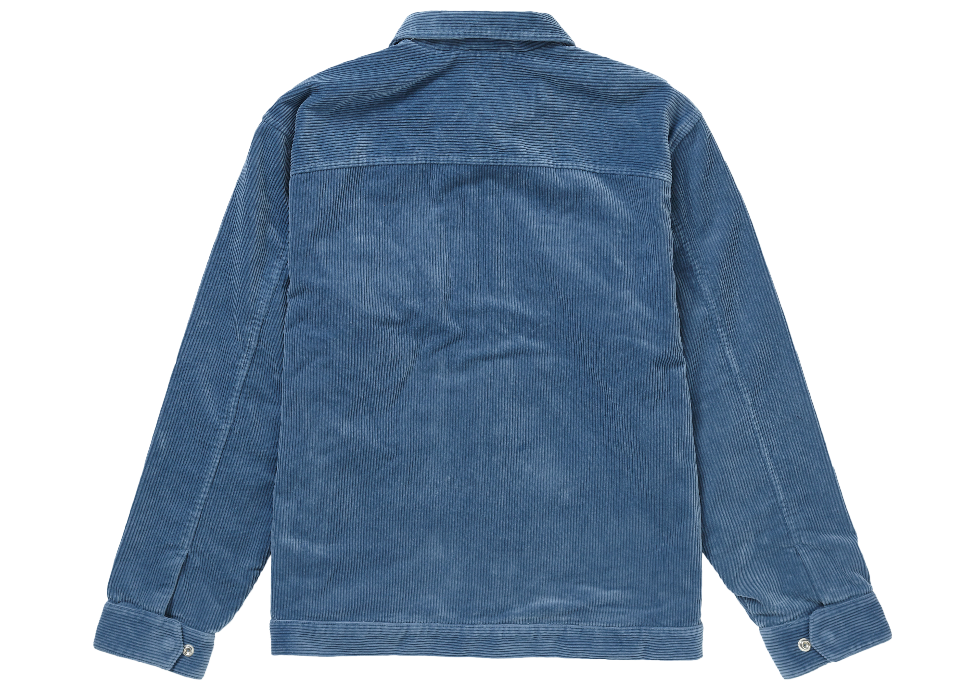 Supreme Corduroy Zip Jacket Blue メンズ - FW21 - JP
