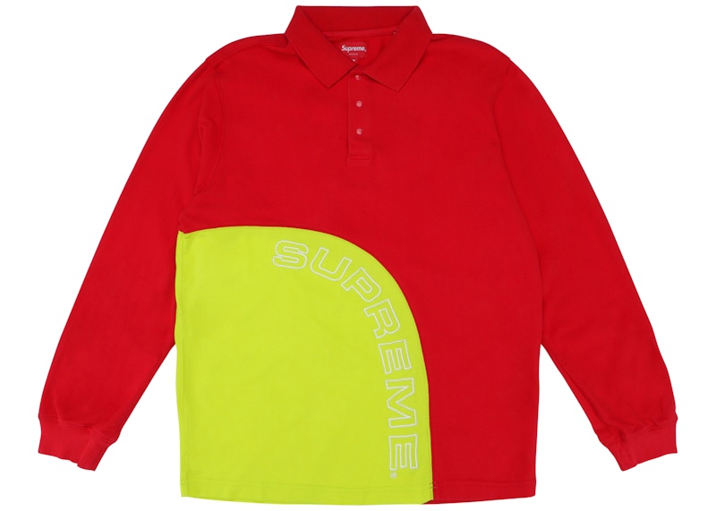 シーリングライト Supreme 18SS Corner Arc L/S Polo Red L - ポロシャツ