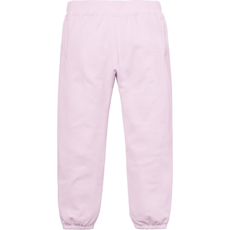 Supreme Corner Label Sweatpant Light Purple Men's - SS18 - US