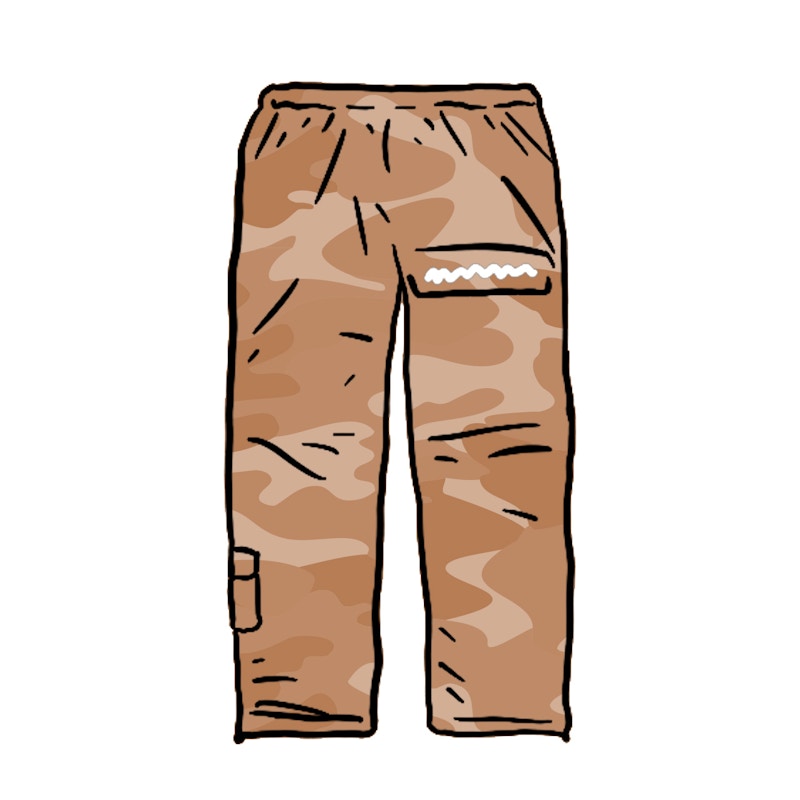 Supreme Cotton Cinch Pant Desert Camo Men's - SS20 - US