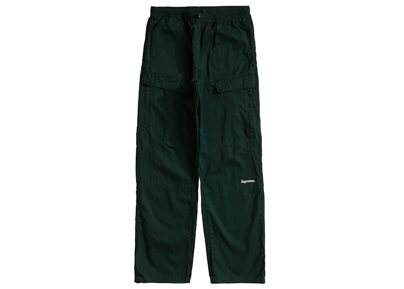 Supreme Cotton Cinch Pant Dark Green m - ワークパンツ