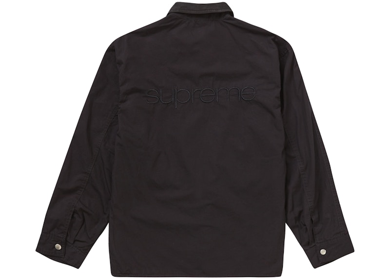 今季入荷supreme cotton utility jacket black sサイズ ジャケット・アウター