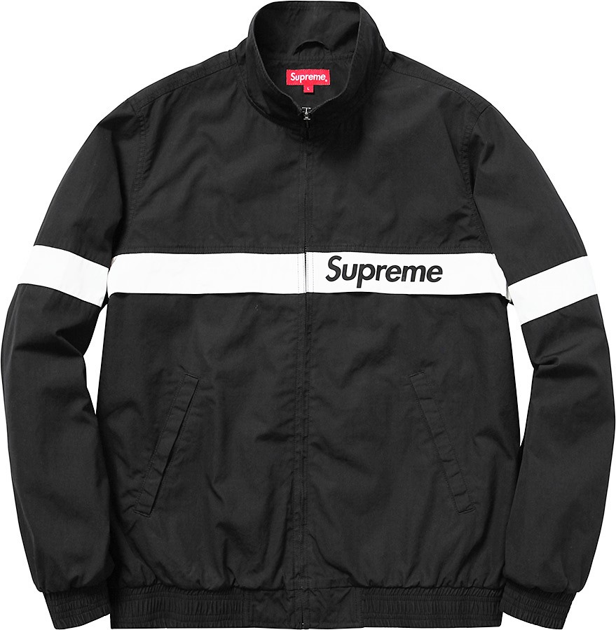 supreme north face red