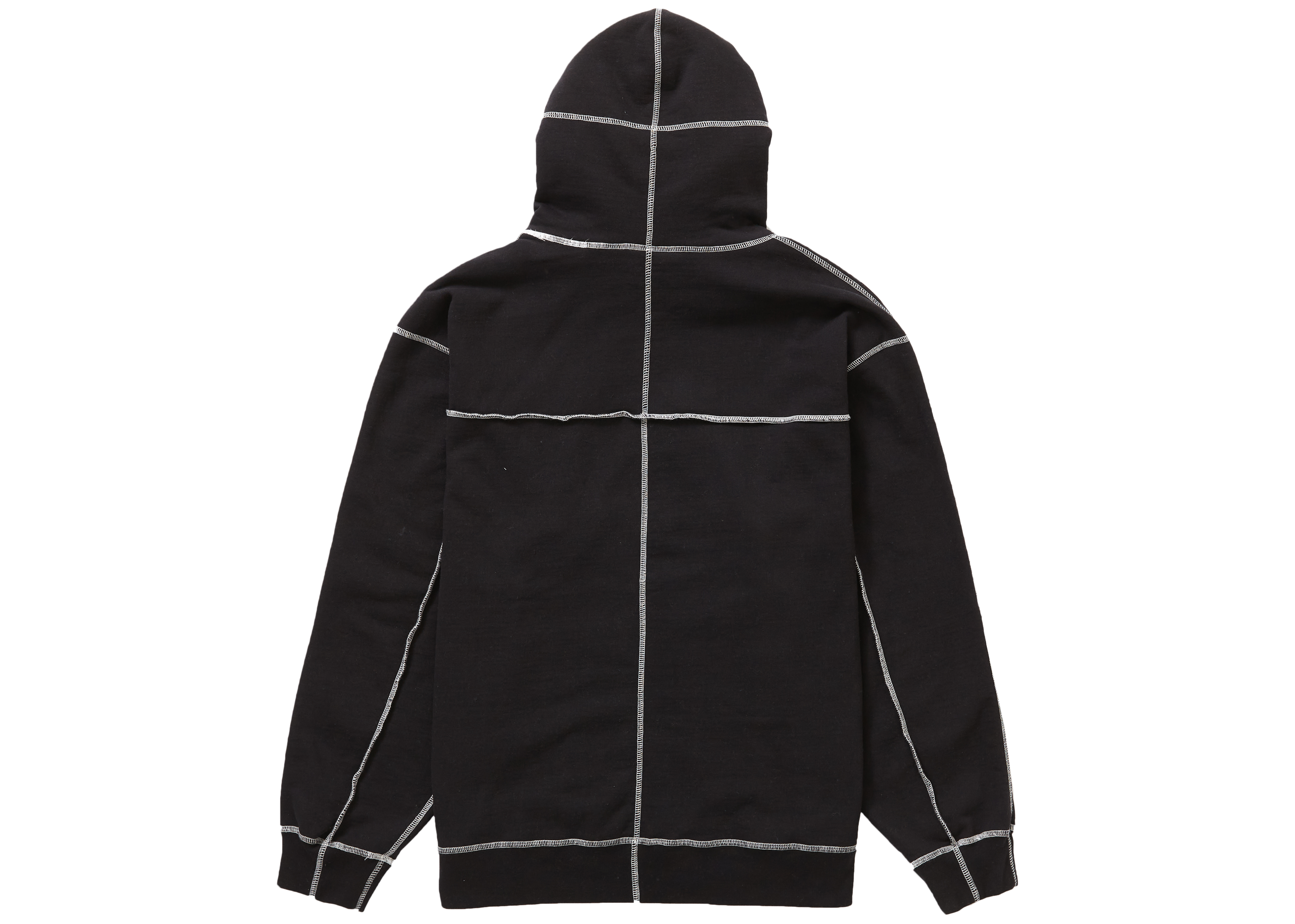 Supreme Coverstitch Hooded Sweatshirt Black メンズ - SS22 - JP
