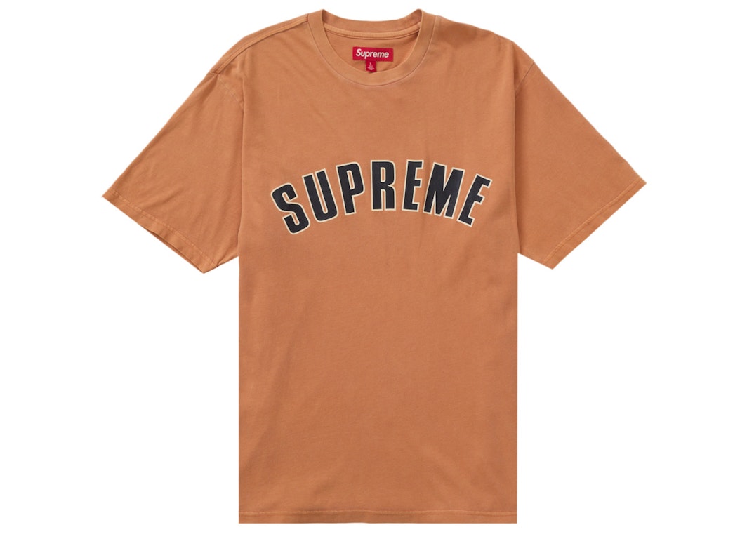 Pre-owned Supreme Cracked Arc S/s Top Orange