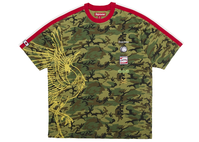 Supreme Crane S/S Top Woodland Camo Men's - US