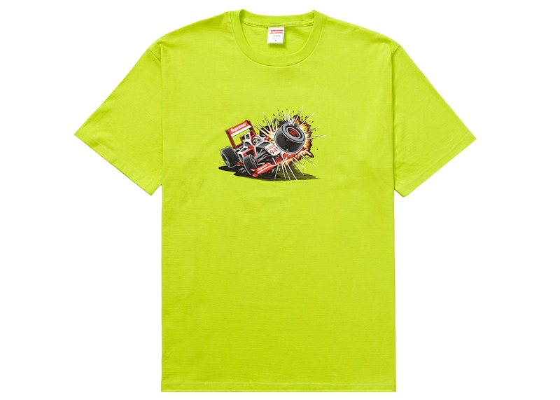 Supreme Crash Tee (FW21) Bright Green Men's - FW21 - GB