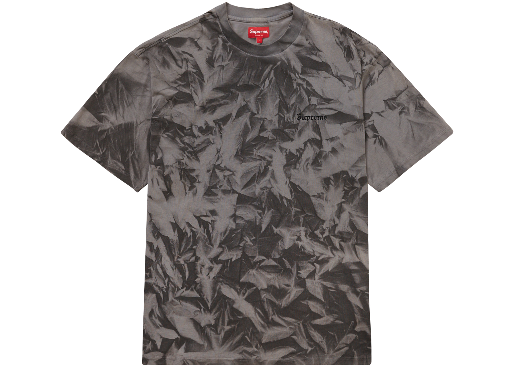 Supreme Creases S/S Top Grey XL - Tシャツ/カットソー(半袖/袖なし)