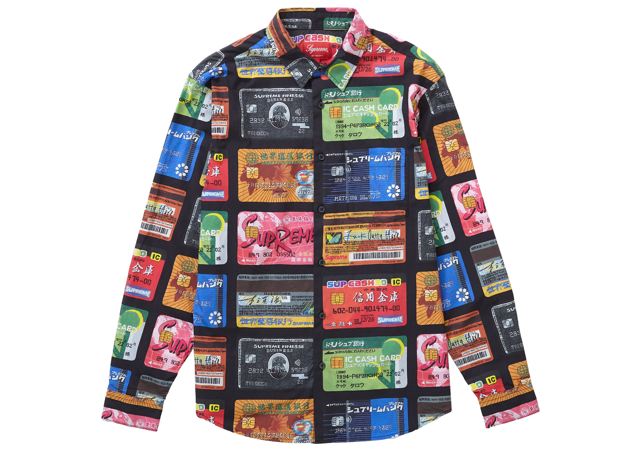 Supreme Credit Cards Shirt Multicolor