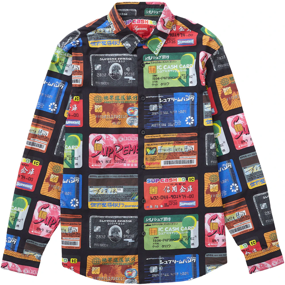 Supreme Credit Cards Shirt Multicolor Men's - SS22 - US