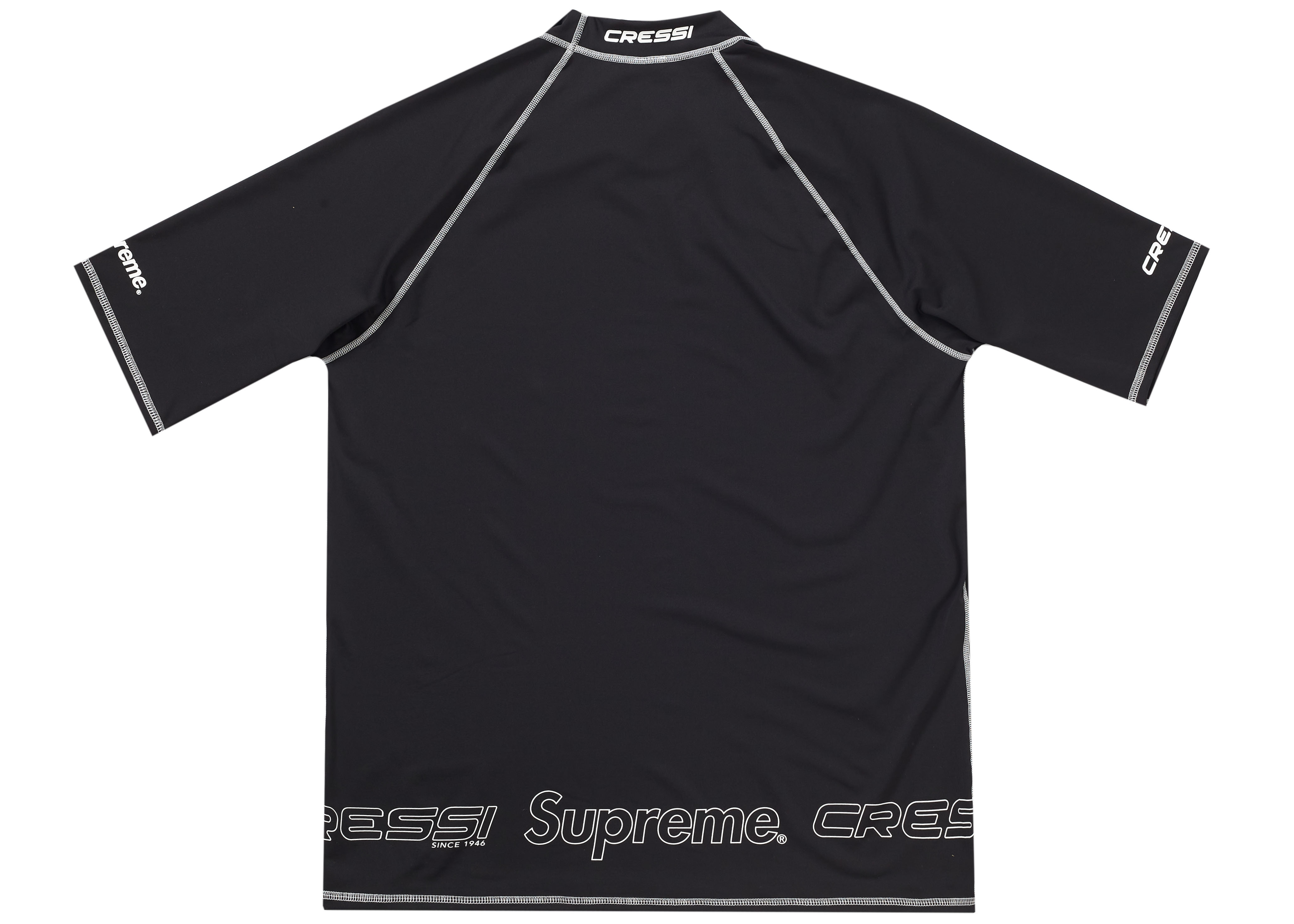 Supreme Cressi Rash Guard Black メンズ - SS21 - JP