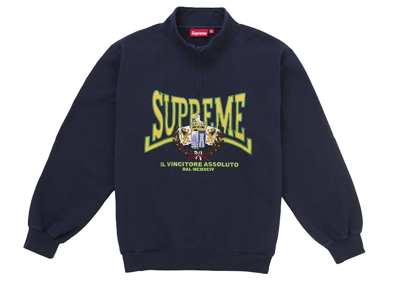 トップス Supreme Crest Crewneck / Navy / M Supreme Crest Crewneck Washed Navy Men's - SS23 - US