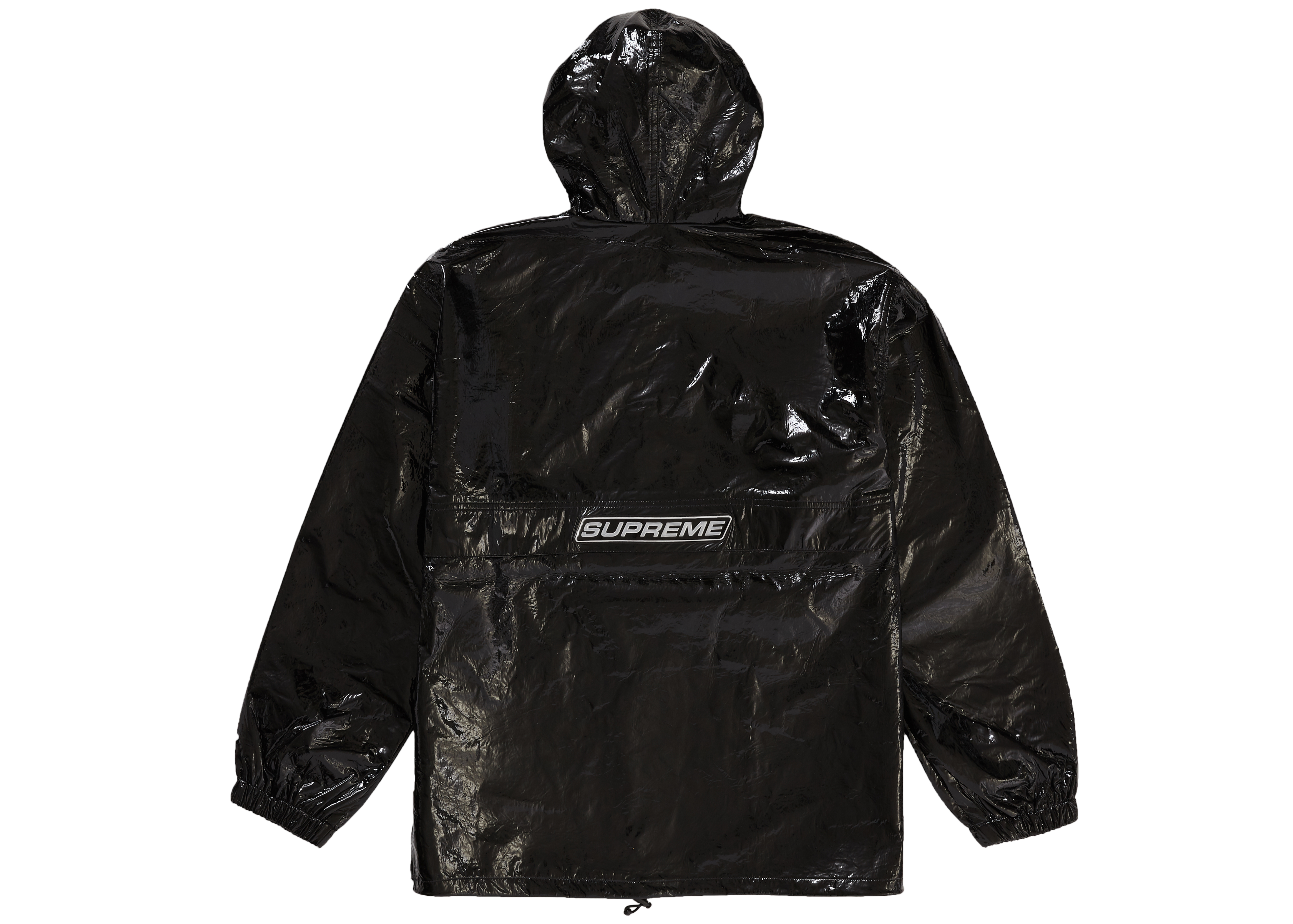 Supreme Crinkle Anorak Black Men's - SS19 - US