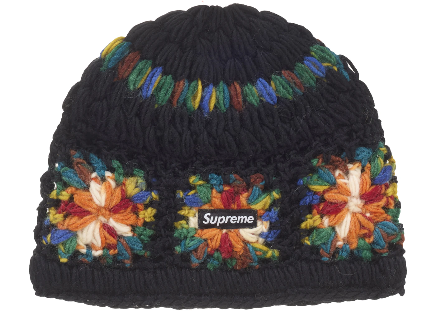 Supreme Crochet Beanie (SS25) Black SS25 US