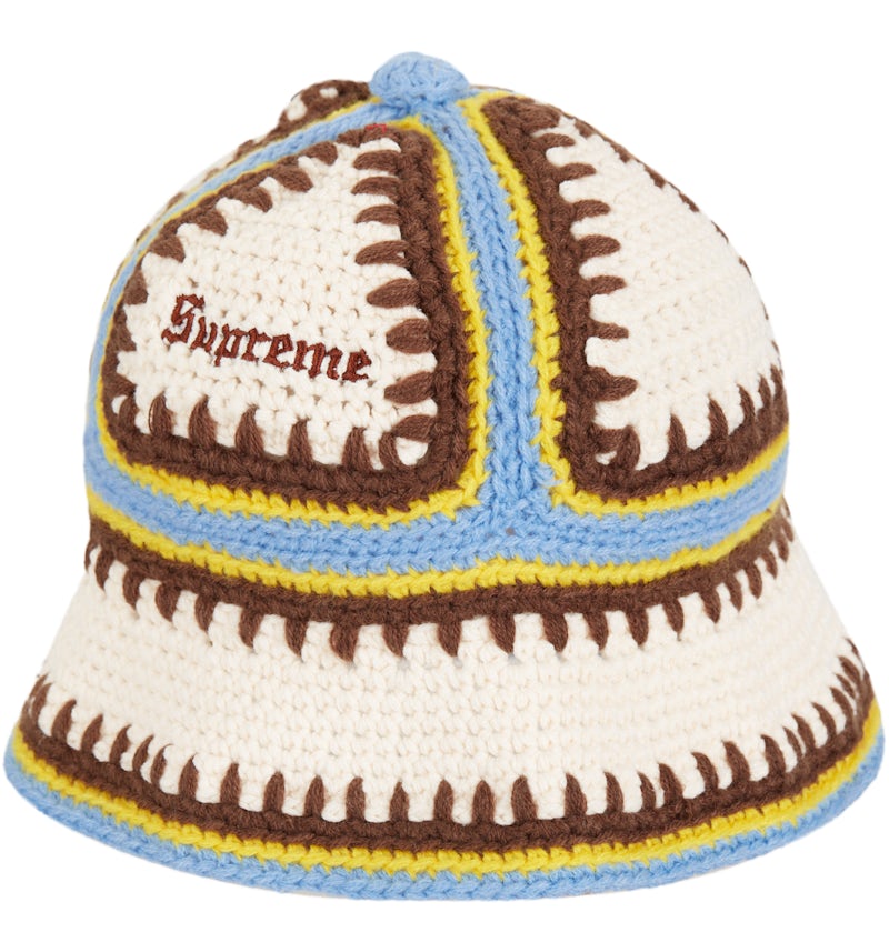 Supreme Crochet Edge Hat White SS23 US - Main Image