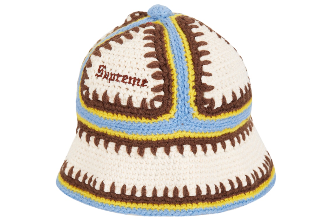 Pre-owned Supreme Crochet Edge Hat White