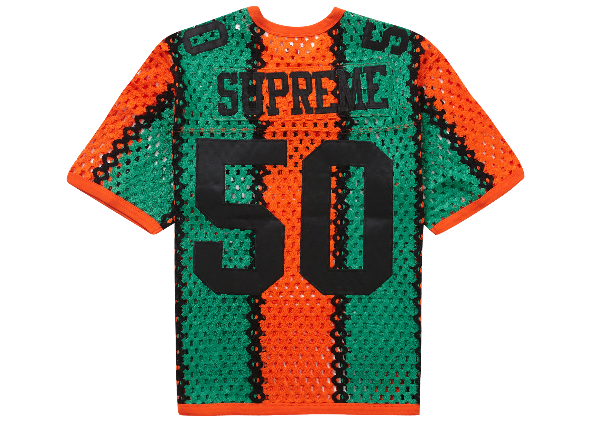 Supreme Crochet Football Jersey 'Black' - SS23KN13 BLACK