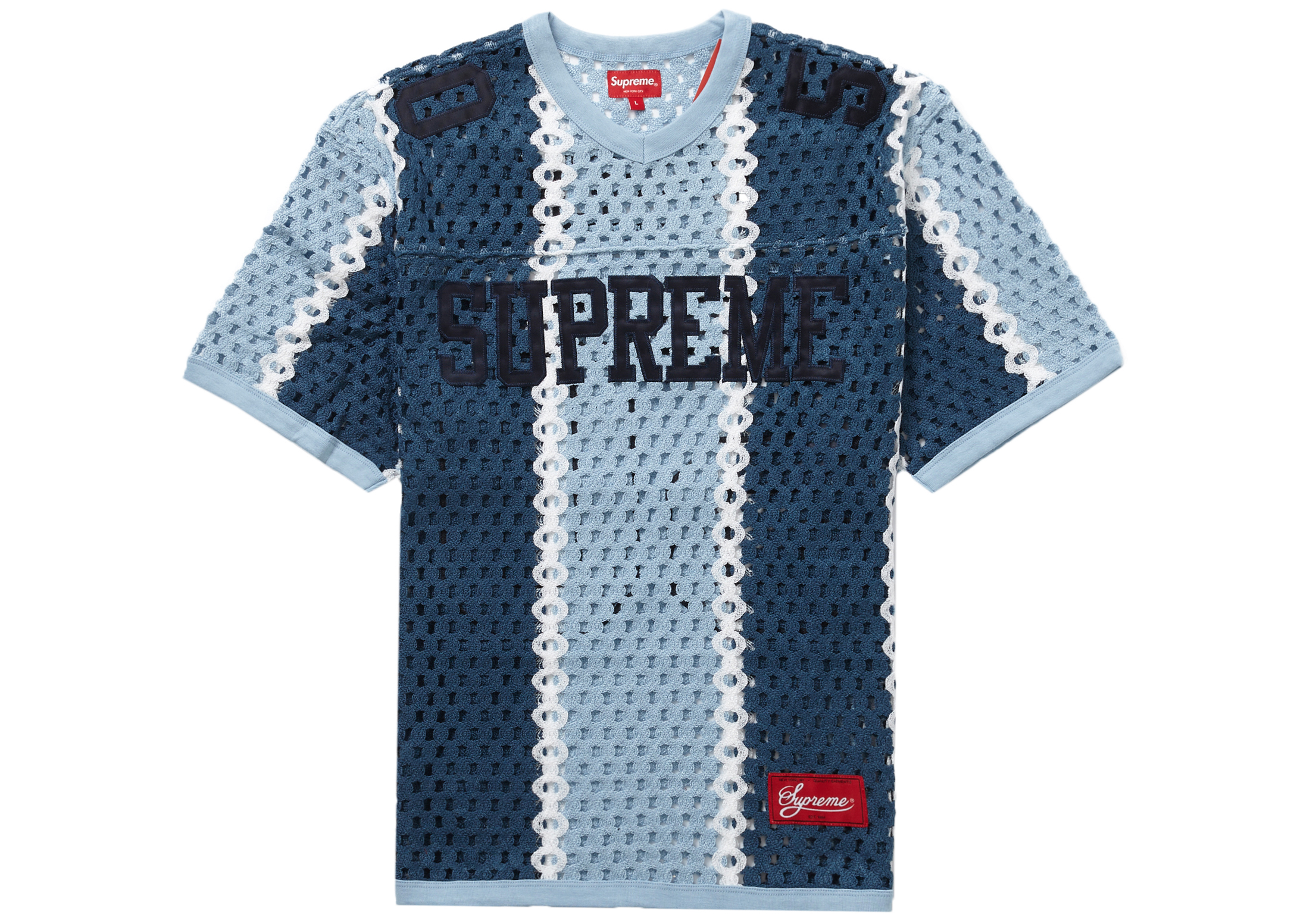 Supreme Crochet Football Jersey Slate - SS23 Men's - US