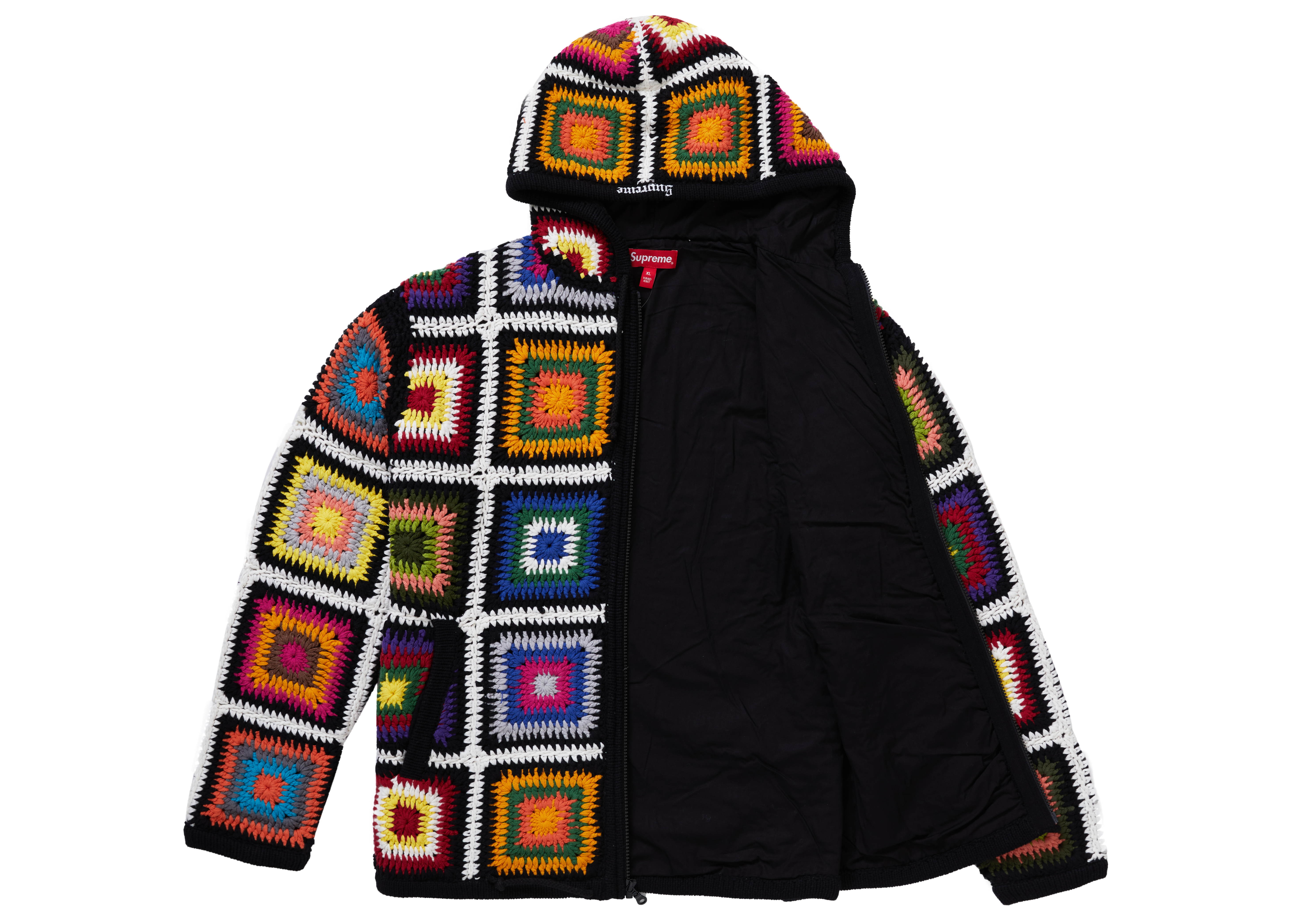 Supreme Crochet Hooded Zip Up Sweater Multicolor メンズ - FW20 - JP