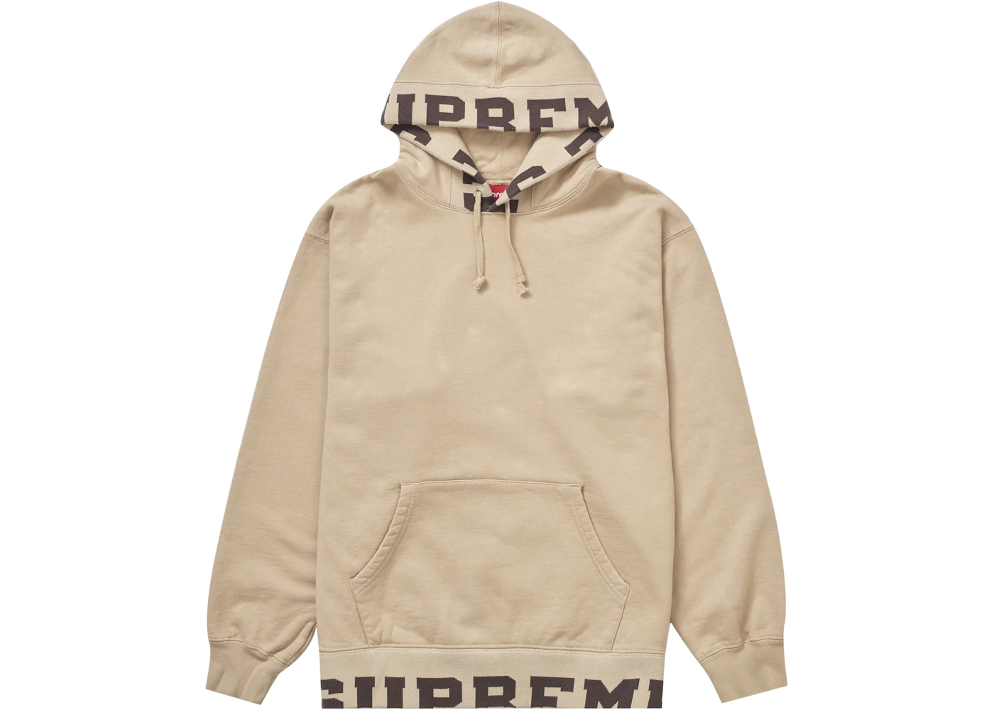 Supreme beige hoodie Clearance