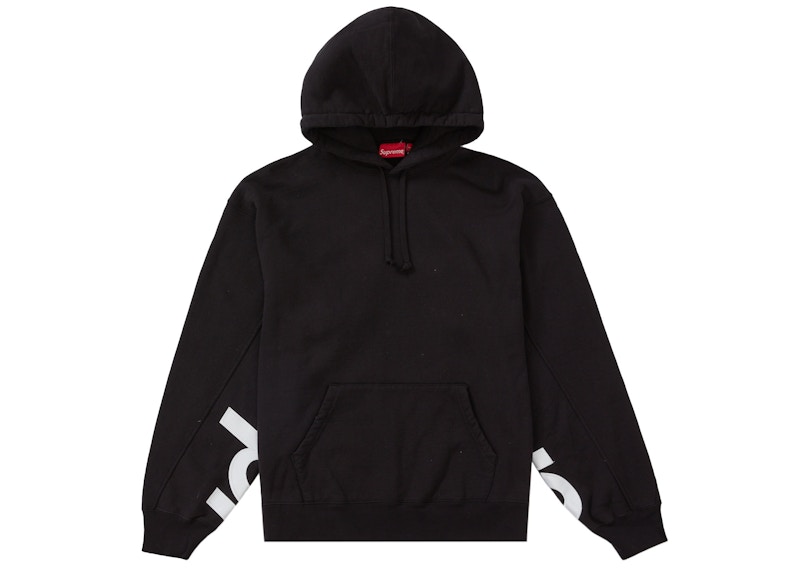 黒M 定価以下 Supreme 22SS Cropped Panels Hooded Sweatshirt Black