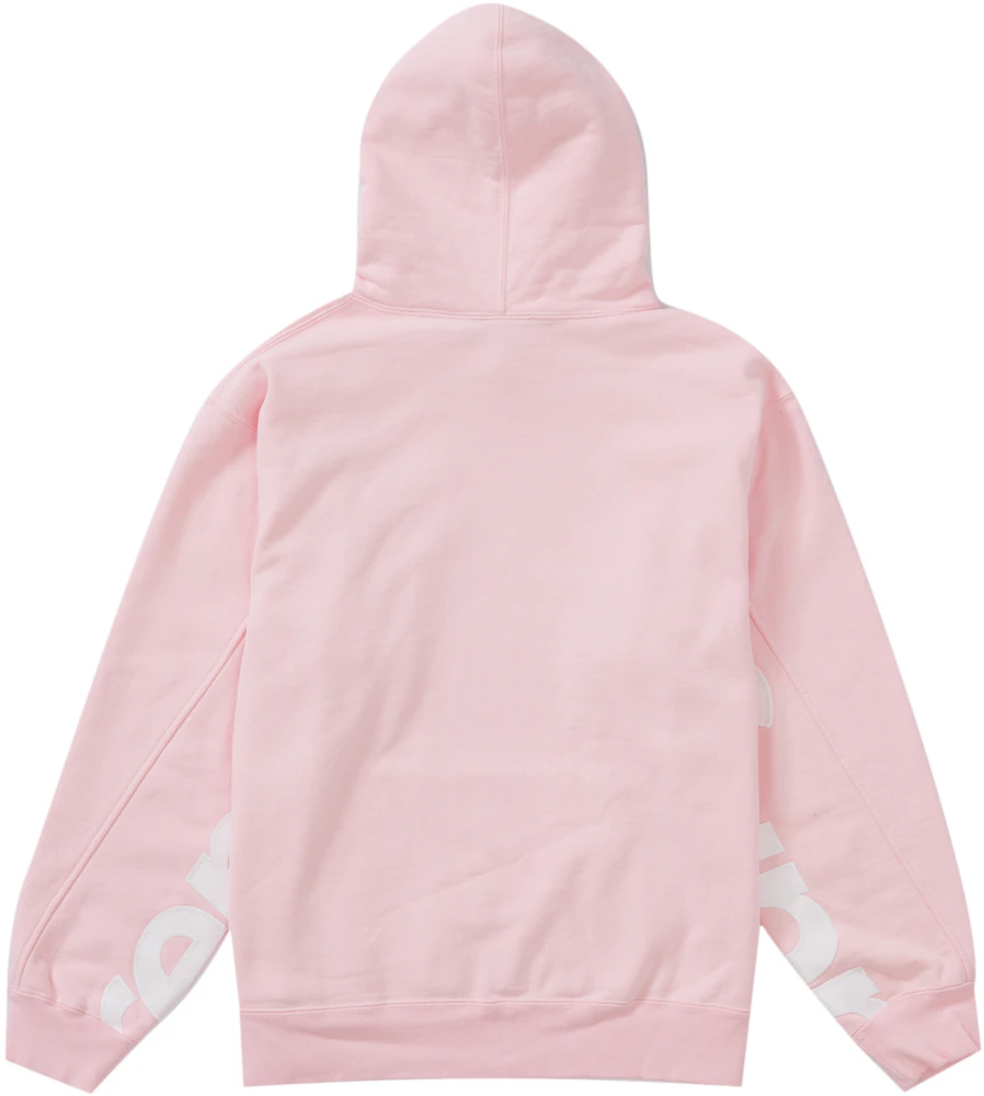 Supreme Cropped Panels Hooded Sweatshirt Light Pink Men's - SS22 - US