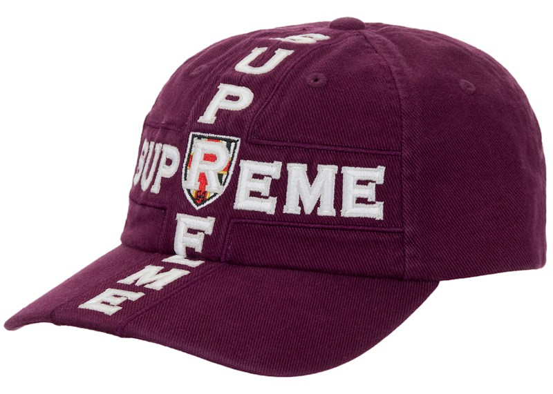 Supreme Cross 6-Panel Cap Purple