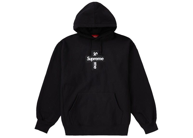 Supreme Cross Box Logo Hooded Sweatshirt | hartwellspremium.com