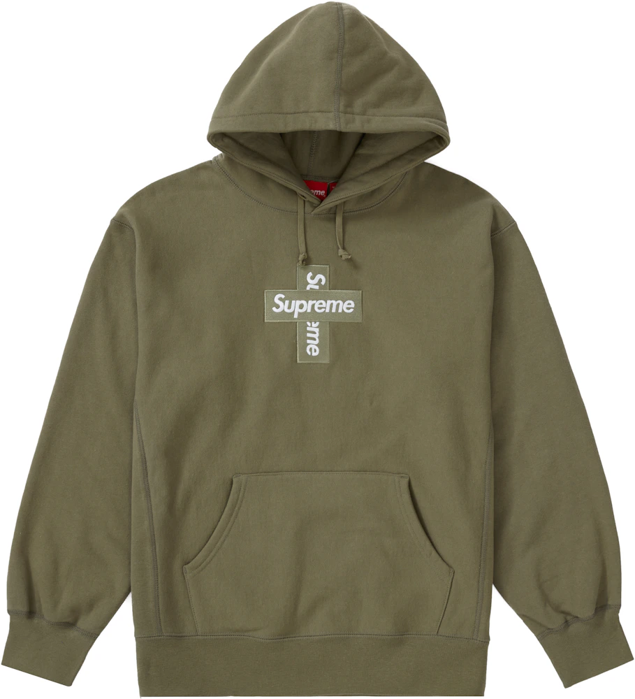 supreme logo hoodie