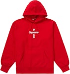 Supreme x Louis Vuitton Box Logo Hooded Sweatshirt Red Hombre - SS17 - ES