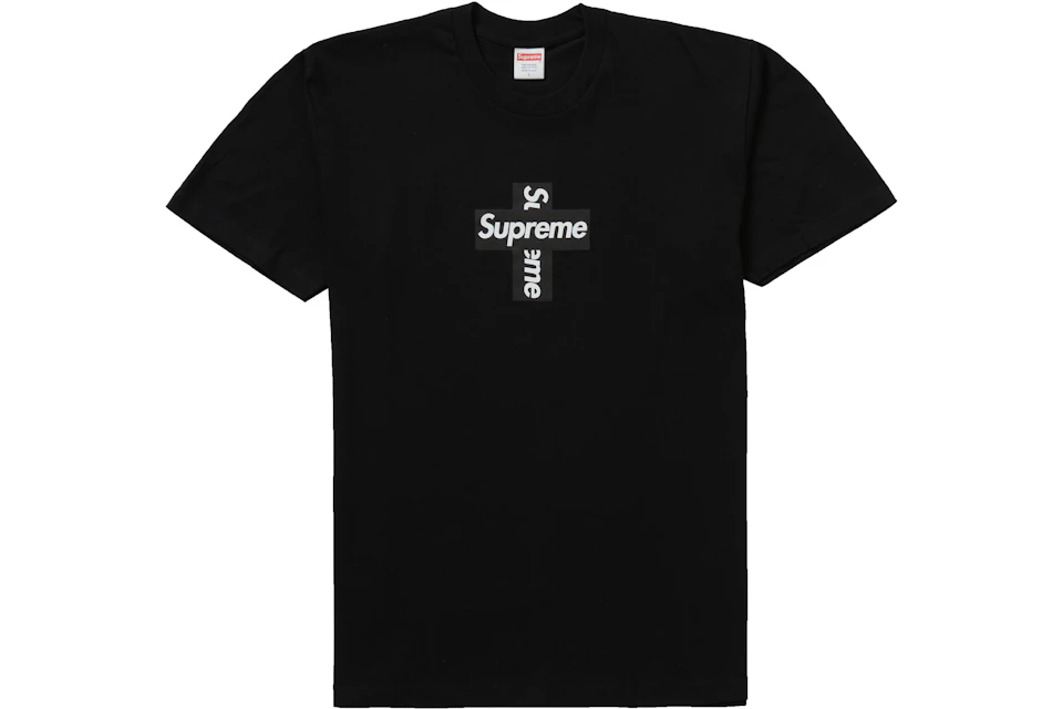 Supreme Cross Box Logo Tee Black