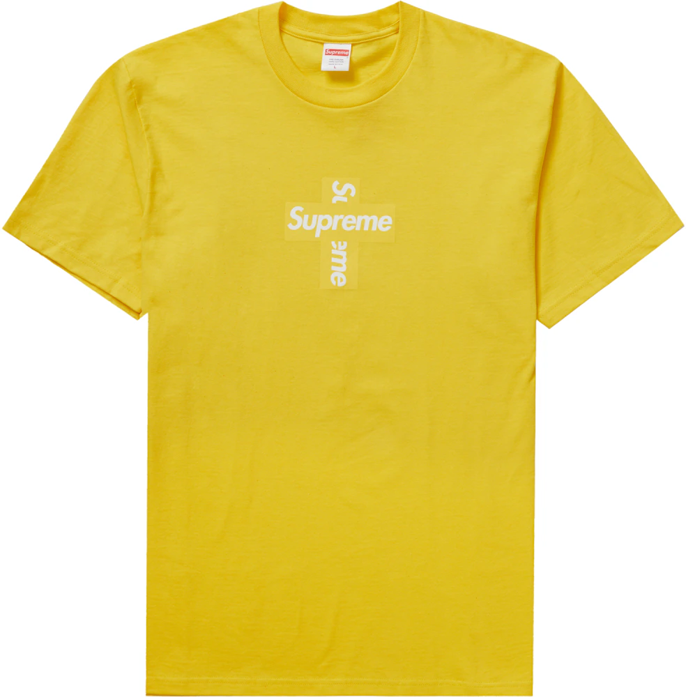 Supreme Supreme “Louis Vuitton” Monogram Box Logo Tee 2000 Yellow XL