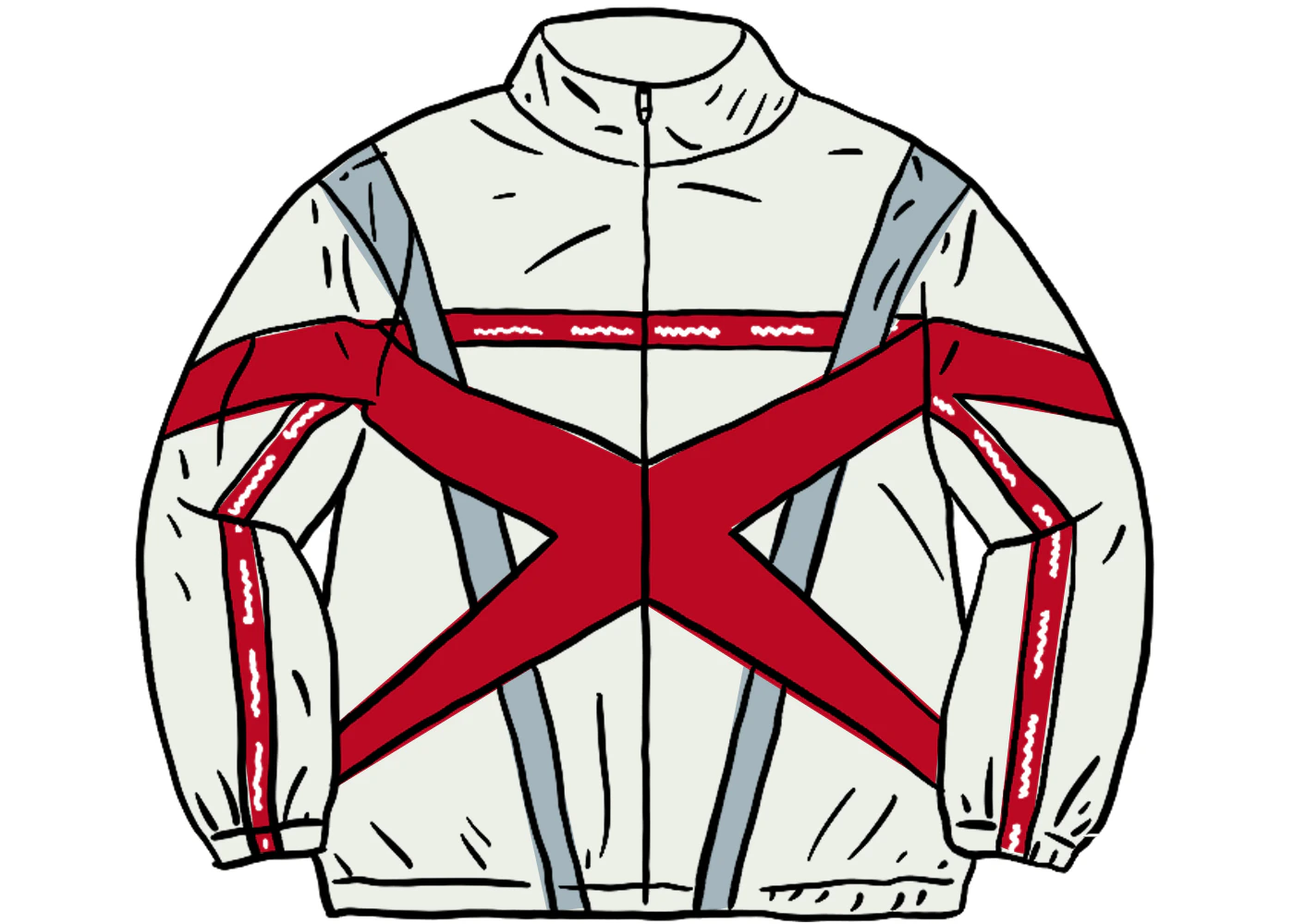 Supreme cross paneled Clearance