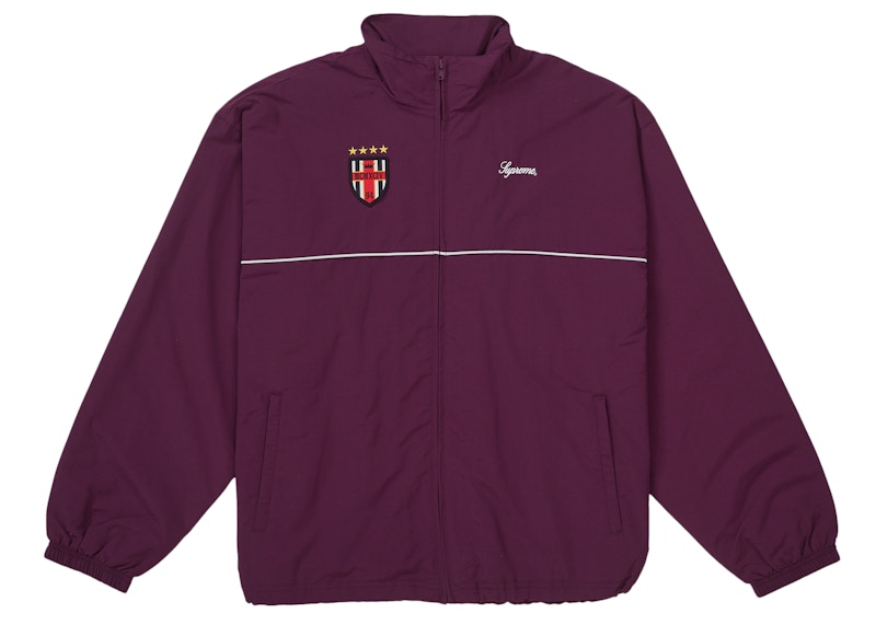 Supreme Cross Track Jacket Plum