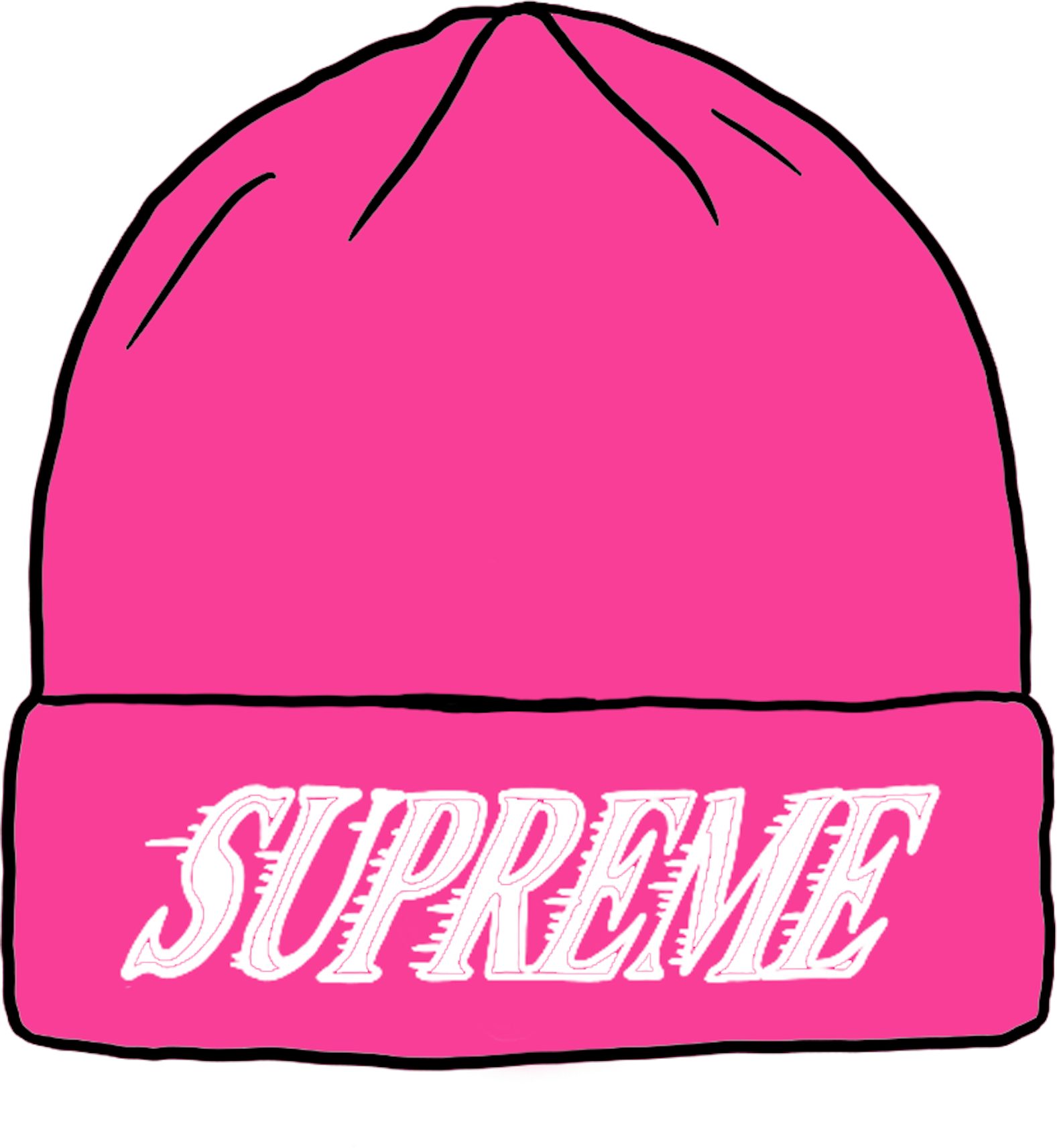 supreme  Cross Over Beanieピンク