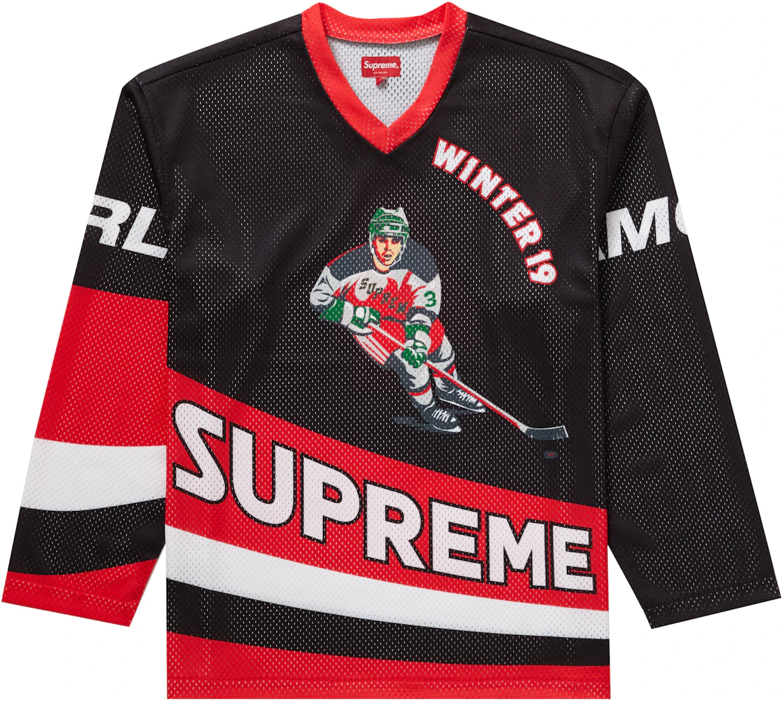 Supreme Hockey Jersey Black - -