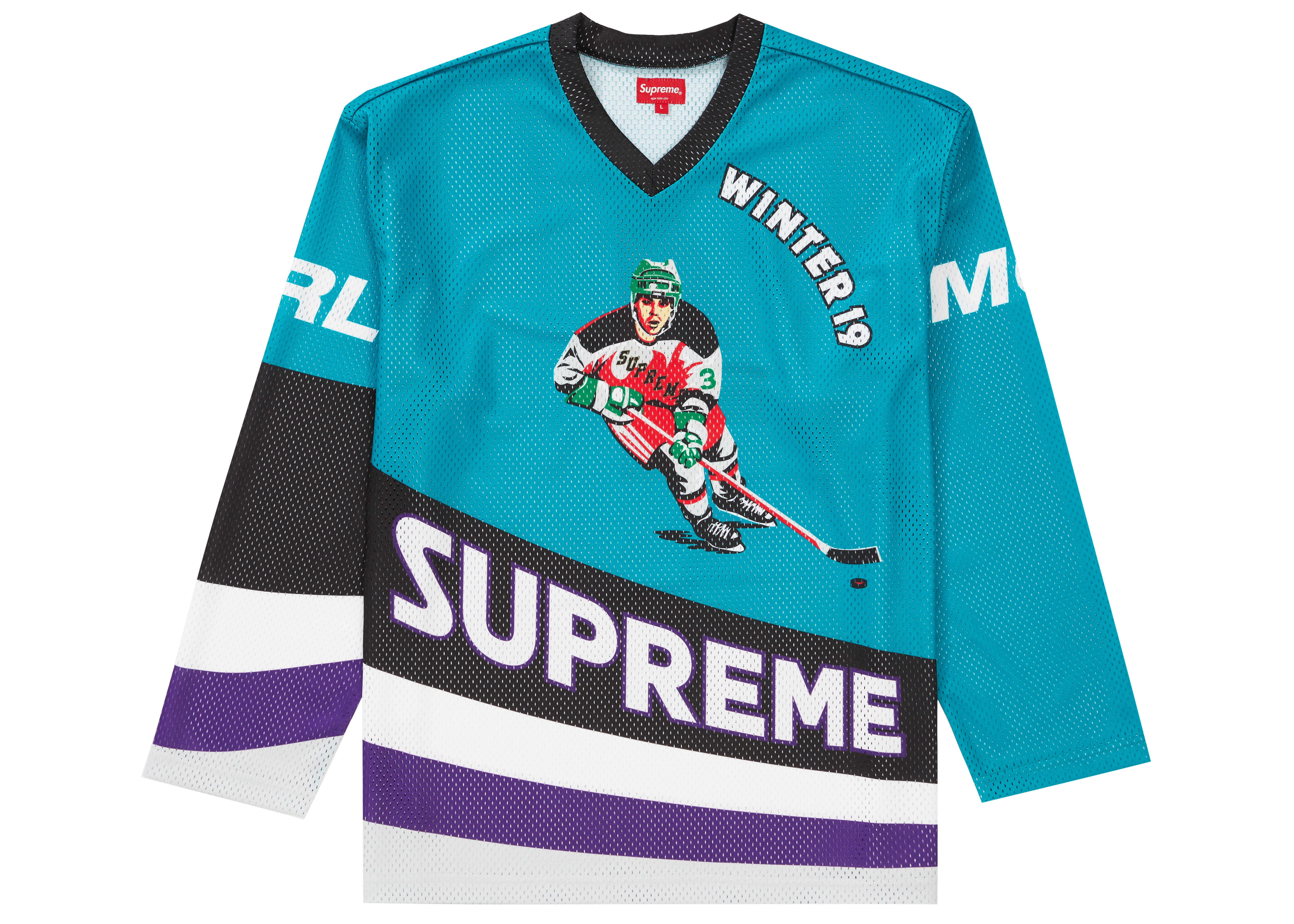 Supreme Crossover Hockey Jersey Teal XL | www