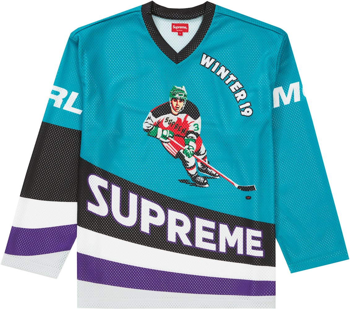 Supreme Crossover Hockey Jersey Teal - FW19