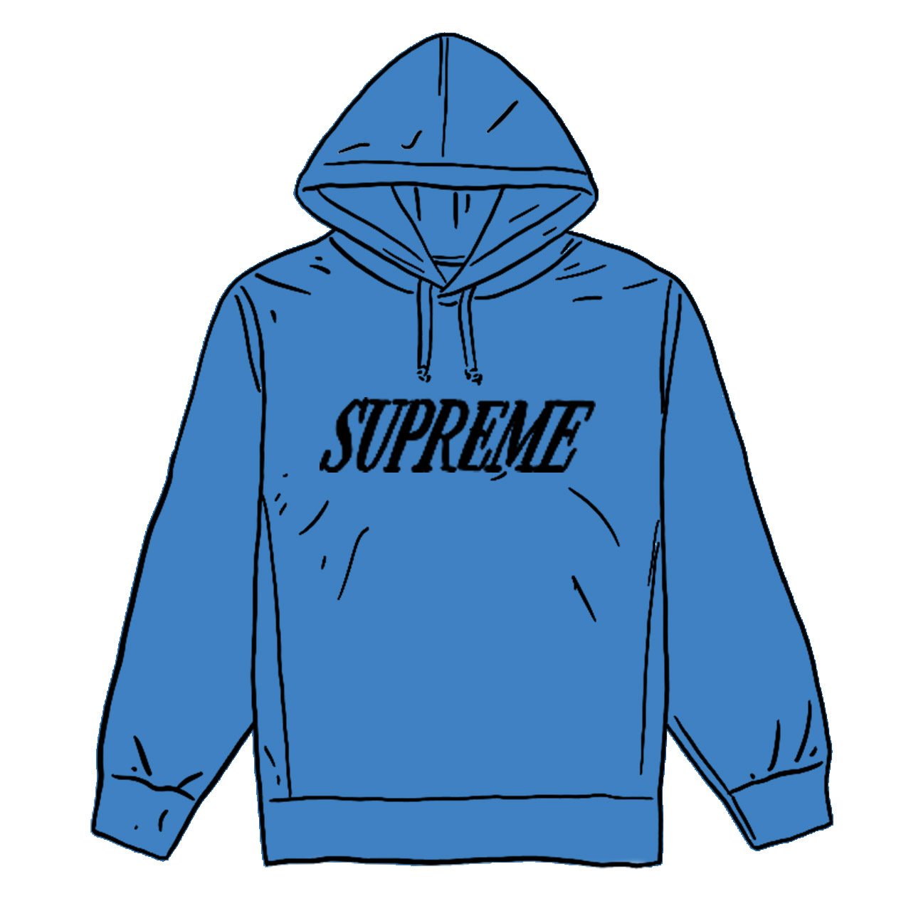 Supreme Crossover Hooded Sweatshirt Pale Royal Men's - SS20 - US