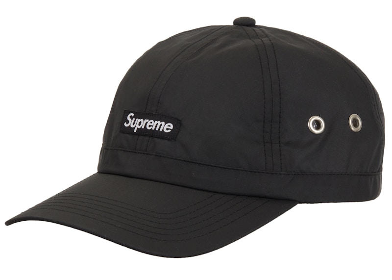 Supreme Crown Band Nylon 6 Panel (SS24) Black