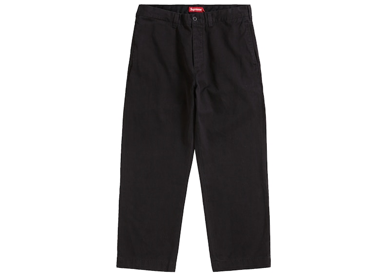 Supreme Crown Chino Pant Black Men's - FW19 - US