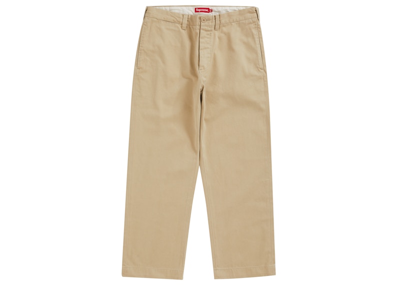 Supreme Crown Chino Pant Khaki Men's - FW19 - US