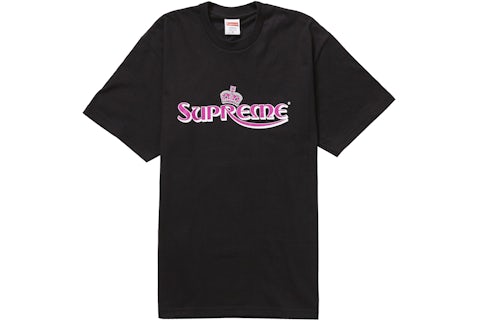 Supreme Crown Tee Black Men's SS23 US - Main Image