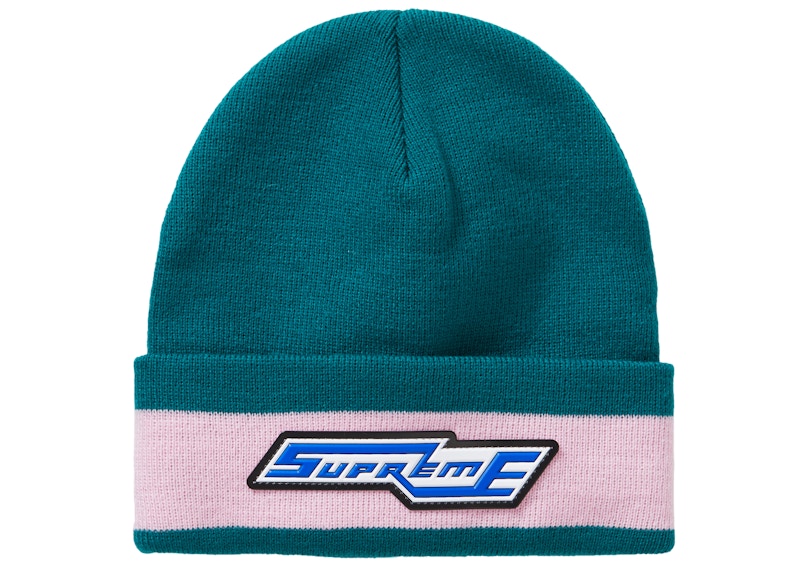 Supreme Cuff Stripe Beanie Teal - FW20 - US