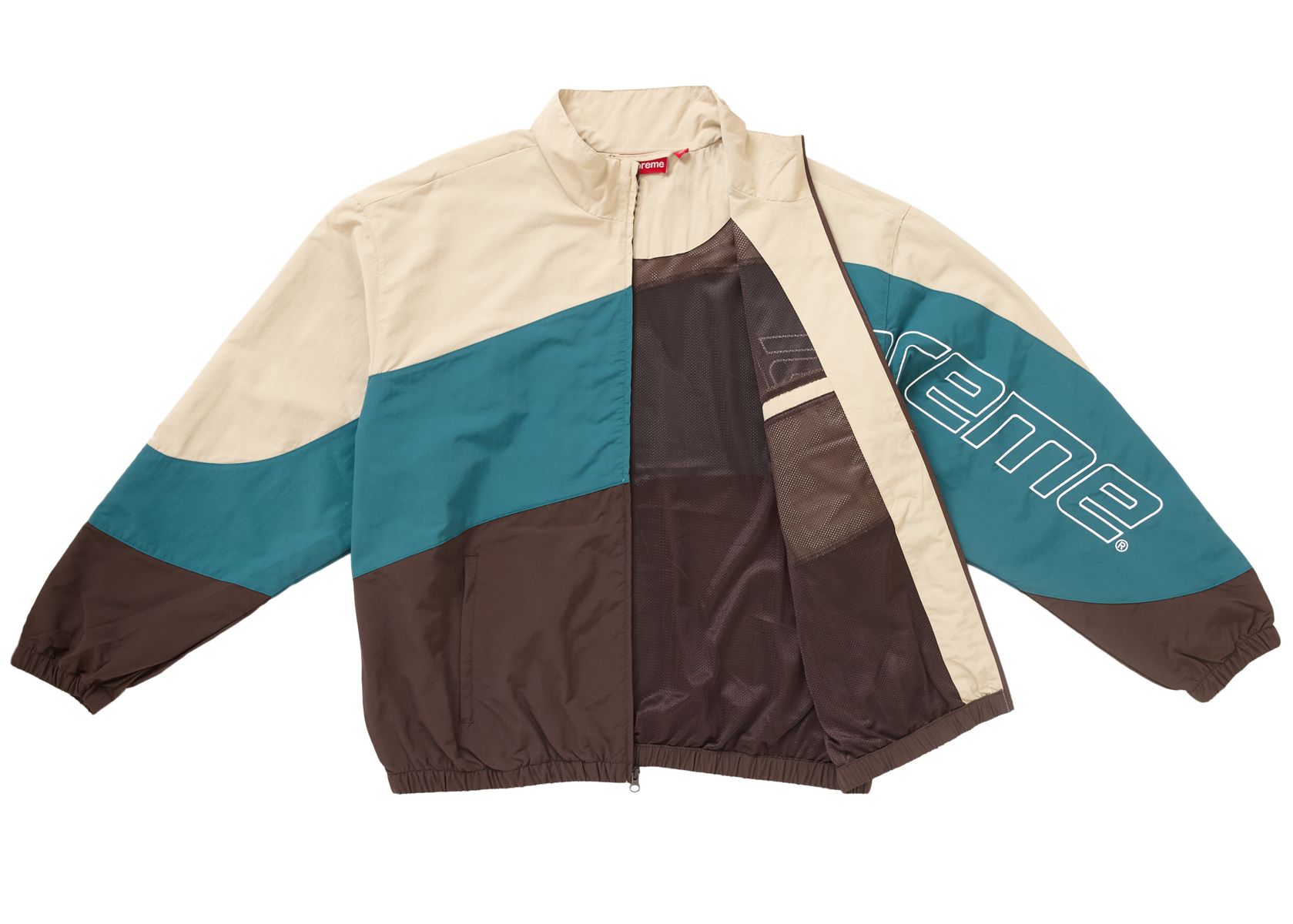 Supreme Curve Track Jacket (SS24) Brown