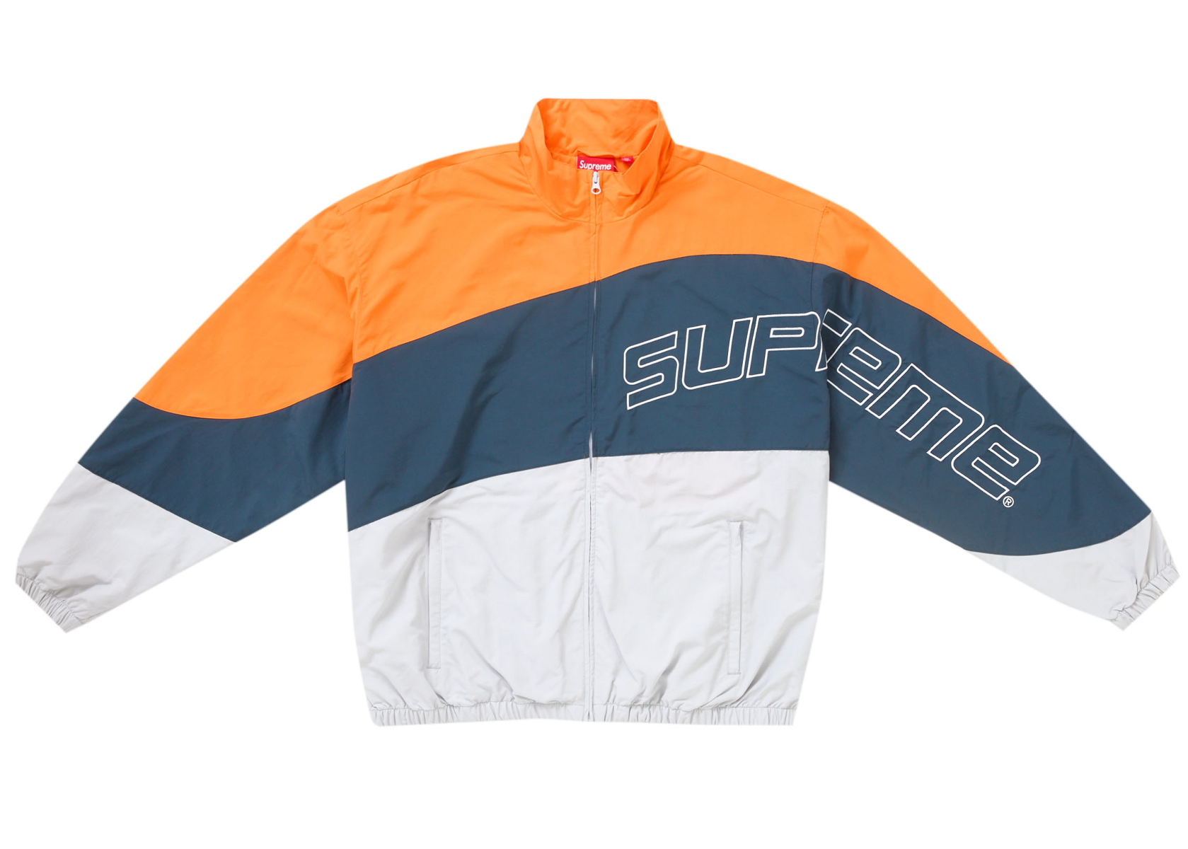 Supreme Curve Track Jacket (SS24) Grey Men's - SS24 - GB